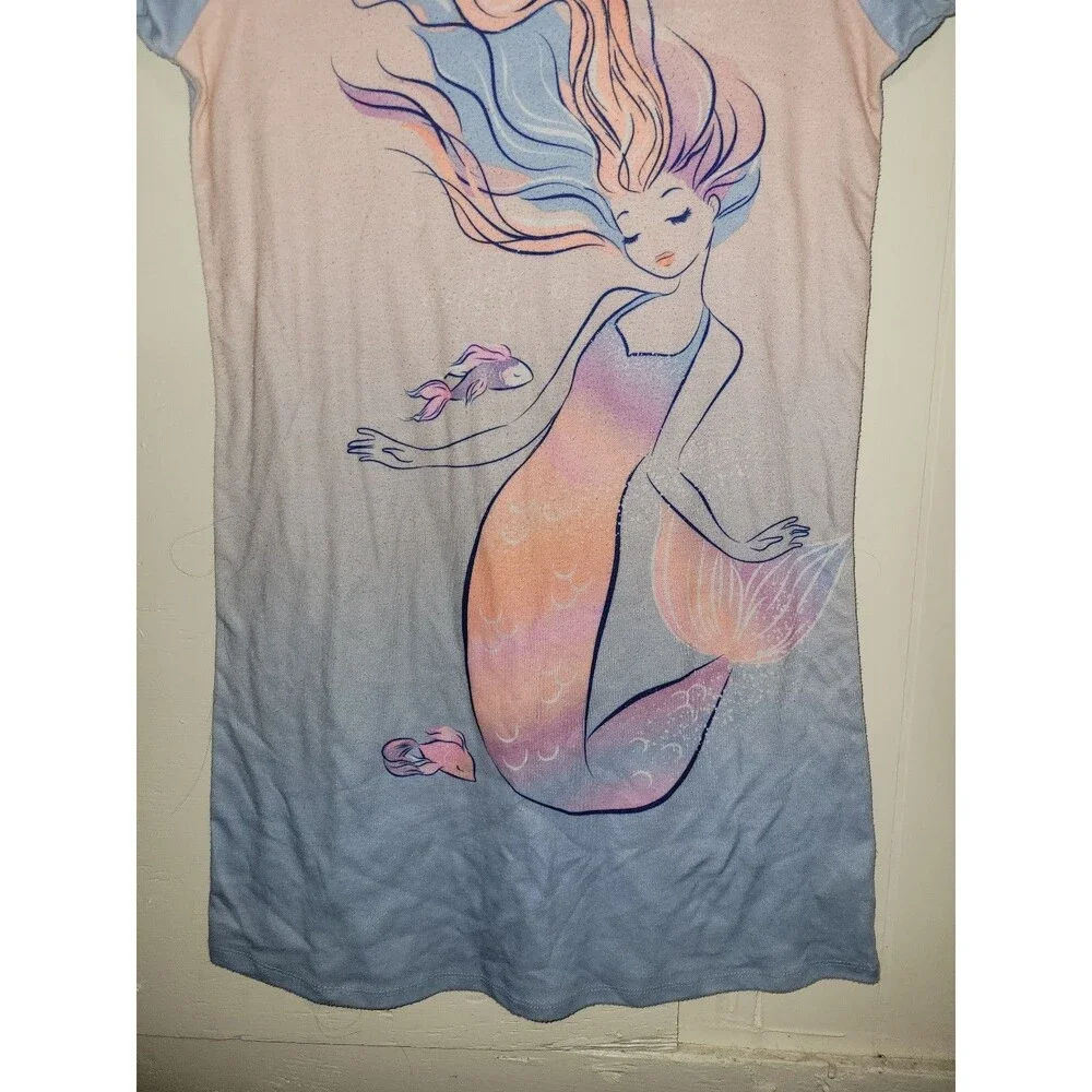 Girls Mermaid Graphic Nightgown AH45
